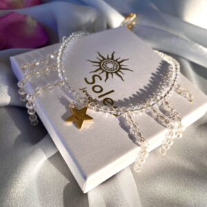 «STARLETTA» Trendy Jewellery Glass Necklace With Cute Charm⠀ - Image 4