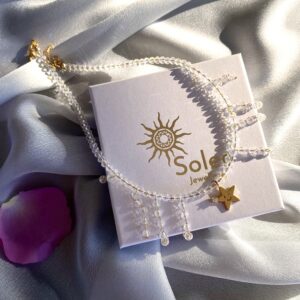 «STARLETTA» Trendy Jewellery Glass Necklace With Cute Charm⠀ - Image 5