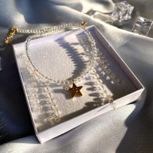 «STARLETTA» Trendy Jewellery Glass Necklace With Cute Charm⠀ - Image 7