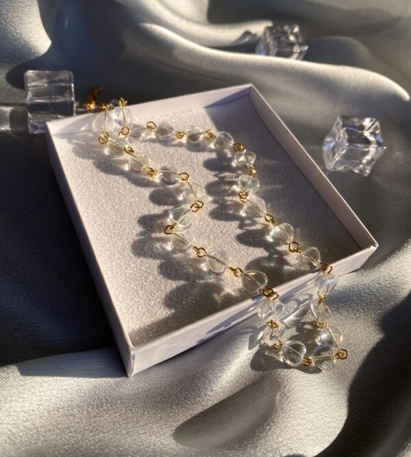 «CLEA» Beautiful & Trendy Jewellery Glass Necklace⠀
