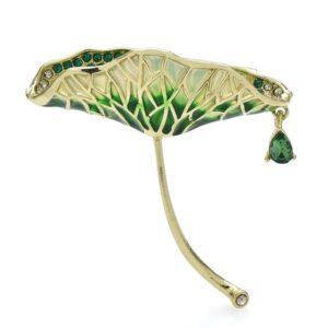 «WATERDROP LOTUS» New Fashion Brooch For Women ⠀ - Image 2
