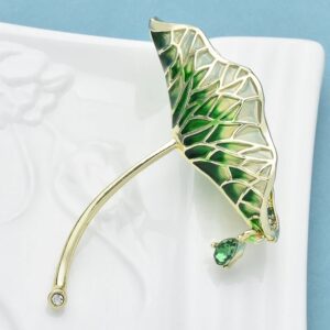 «WATERDROP LOTUS» New Fashion Brooch For Women ⠀ - Image 3
