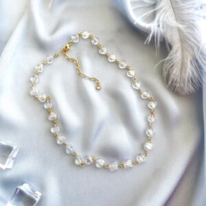 «CLEA» Beautiful & Trendy Jewellery Glass Necklace⠀ - Image 5