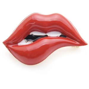 «RED LIPS» New Fashion Brooch For Women - Image 2