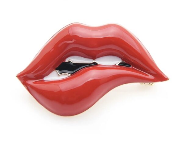 «RED LIPS» New Fashion Brooch For Women