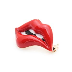 «RED LIPS» New Fashion Brooch For Women - Image 3