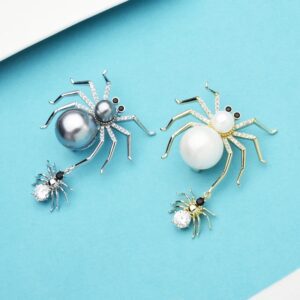 «SPIDERS» New Fashion Brooch For Women / Silver Color - Image 3