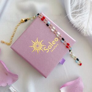 «PARTY TIME» Trendi Jewellery Glass Choker Necklace - Image 6