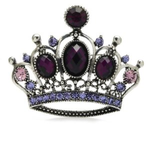 «VINTAGE CROWN» New Fashion Brooch For Women - Image 3
