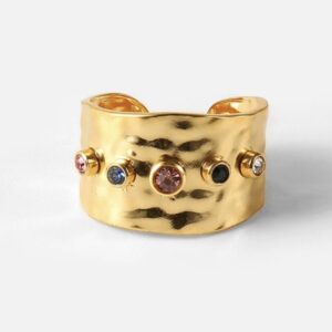 «TANYA» Waterproof Ring For Women / Gold Color - Image 3