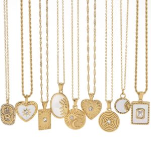«HEART» Waterproof Necklace For Women / Gold Color⠀ - Image 5