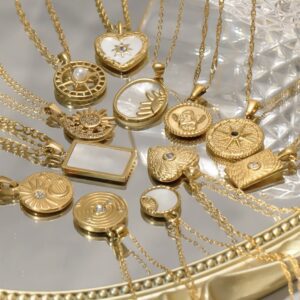 «HEART» Waterproof Necklace For Women / Gold Color⠀ - Image 6