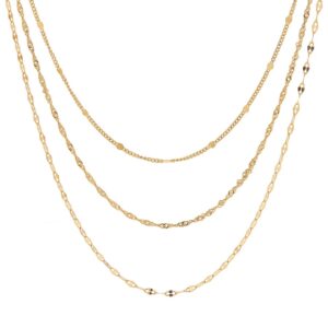 «PALMIRA» Waterproof Necklace For Women / Gold Color - Image 3