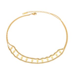 «LINDA» Waterproof Necklace For Women / Gold Color - Image 4