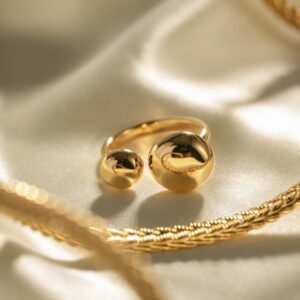 «ZENA» Waterproof Ring For Women / Gold Color - Image 5