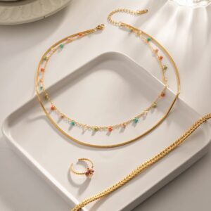 «JANINE» Waterproof Necklace For Women / Gold Color⠀ - Image 4