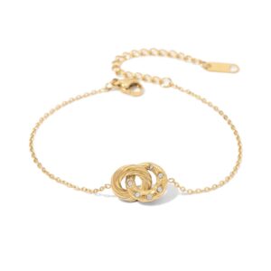 «LAURA» Waterproof Bracelet For Women / Gold Color⠀ - Image 4