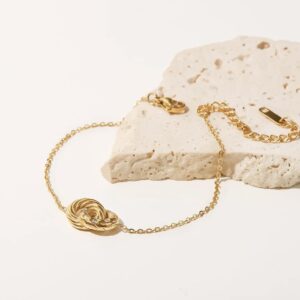 «LAURA» Waterproof Bracelet For Women / Gold Color⠀ - Image 5