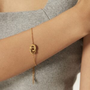 «LAURA» Waterproof Bracelet For Women / Gold Color⠀ - Image 8