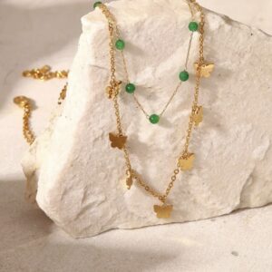 «JOHANNA» Waterproof Necklace For Women / Gold Color⠀ - Image 6