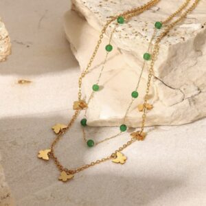 «JOHANNA» Waterproof Necklace For Women / Gold Color⠀ - Image 7