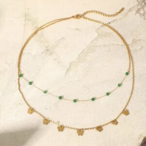 «JOHANNA» Waterproof Necklace For Women / Gold Color⠀ - Image 8