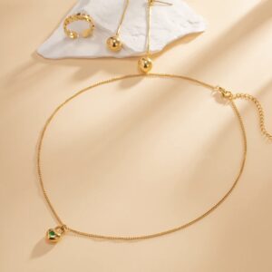«JANE» Waterproof Necklace For Women With Cubic Zirconia / Gold Color⠀ ⠀ - Image 6
