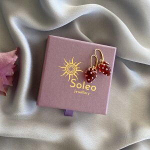 «RUSSIAN SUMMER» Trendy Strawberry Earrings - Image 3