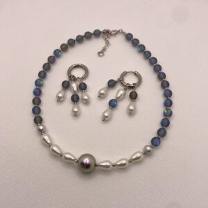 «LAPLANDIA» Beautiful Necklace & Earrings Jewellery Set - Image 4