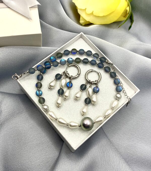 «LAPLANDIA» Beautiful Necklace & Earrings Jewellery Set