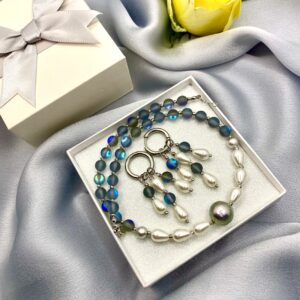 «LAPLANDIA» Beautiful Necklace & Earrings Jewellery Set - Image 3