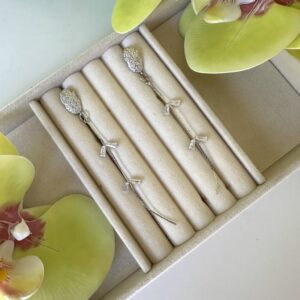 «SERENITY IN SILVER» Best Cubic Zirconia Earrings 1 - Image 4