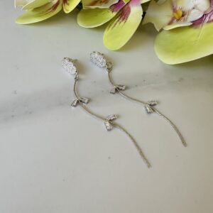 «SERENITY IN SILVER» Best Cubic Zirconia Earrings 1 - Image 7