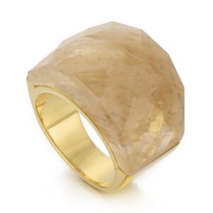«TEMPTATION» - Luxury Stainless Steel Rings With Natural Stone - Image 2