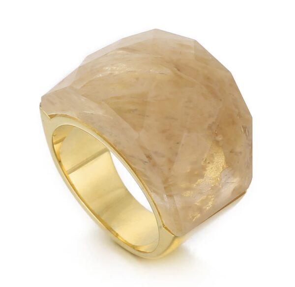 «TEMPTATION» - Luxury Stainless Steel Rings With Natural Stone