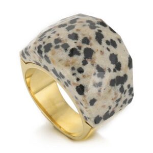 «TEMPTATION» - Luxury Stainless Steel Rings With Natural Stone - Image 2