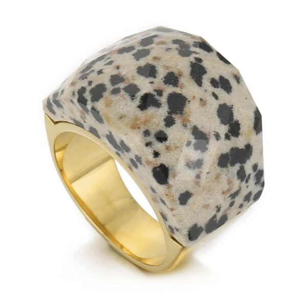 «TEMPTATION» - Luxury Stainless Steel Rings With Natural Stone
