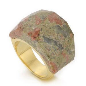 «TEMPTATION» - Luxury Stainless Steel Rings With Natural Stone - Image 2