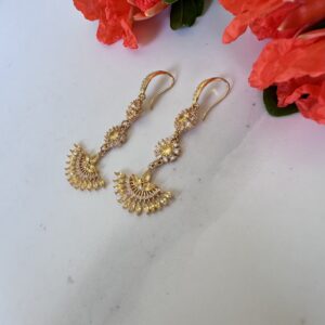 Exquisite «YELLOW TREASURES» Sparkling Crystal Earrings 1 - Image 4