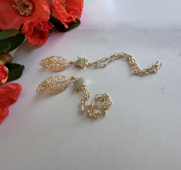 Leaf Drop Earrings