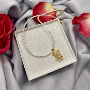 «BEBÉ» Trendy Necklace With Cute Teddybear - Image 6