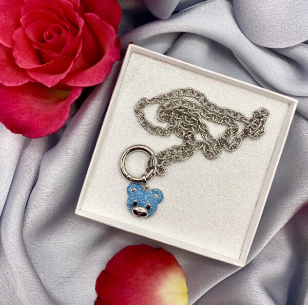 «BLU» Cute Necklace With Trendy Teddybear Pendant