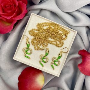 Gold-Plated Snake Jewellery