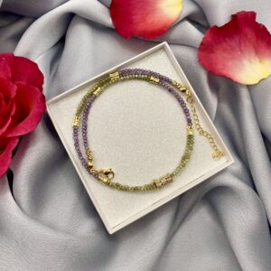 «PRIMA» Trendy Natural Spinel Stone Choker-Necklace⠀ - Image 2