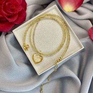 «LUBAVA» Luxury Necklace With Murano Glass Heart Pendant ⠀ - Image 4