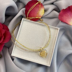 «LUBAVA» Luxury Necklace With Murano Glass Heart Pendant ⠀ - Image 5