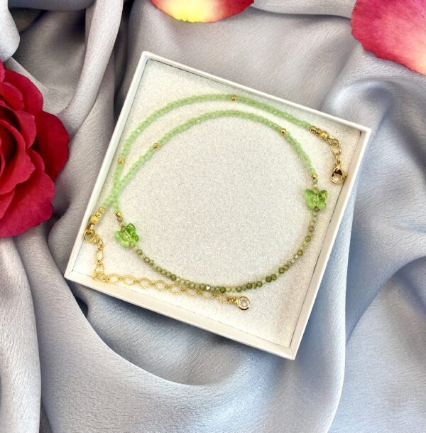 «PRIMAVERA» Beautiful Choker-Necklace With Swarovski Crystal Beads ⠀