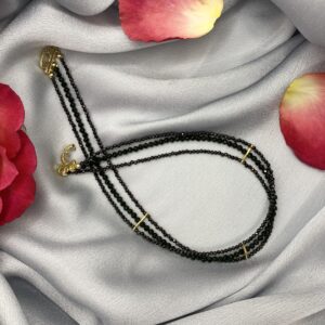 «SOMBRE» Luxury Natural Black Spinel Choker-Necklace - Image 8