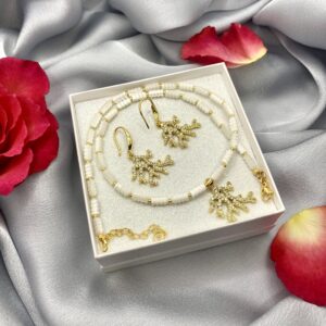 «KAILANI» Trendy Necklace & Earrings Jewellery Set ⠀ - Image 4