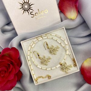 «KAILANI» Trendy Necklace & Earrings Jewellery Set ⠀ - Image 3